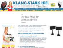 Tablet Screenshot of klang-stark.de